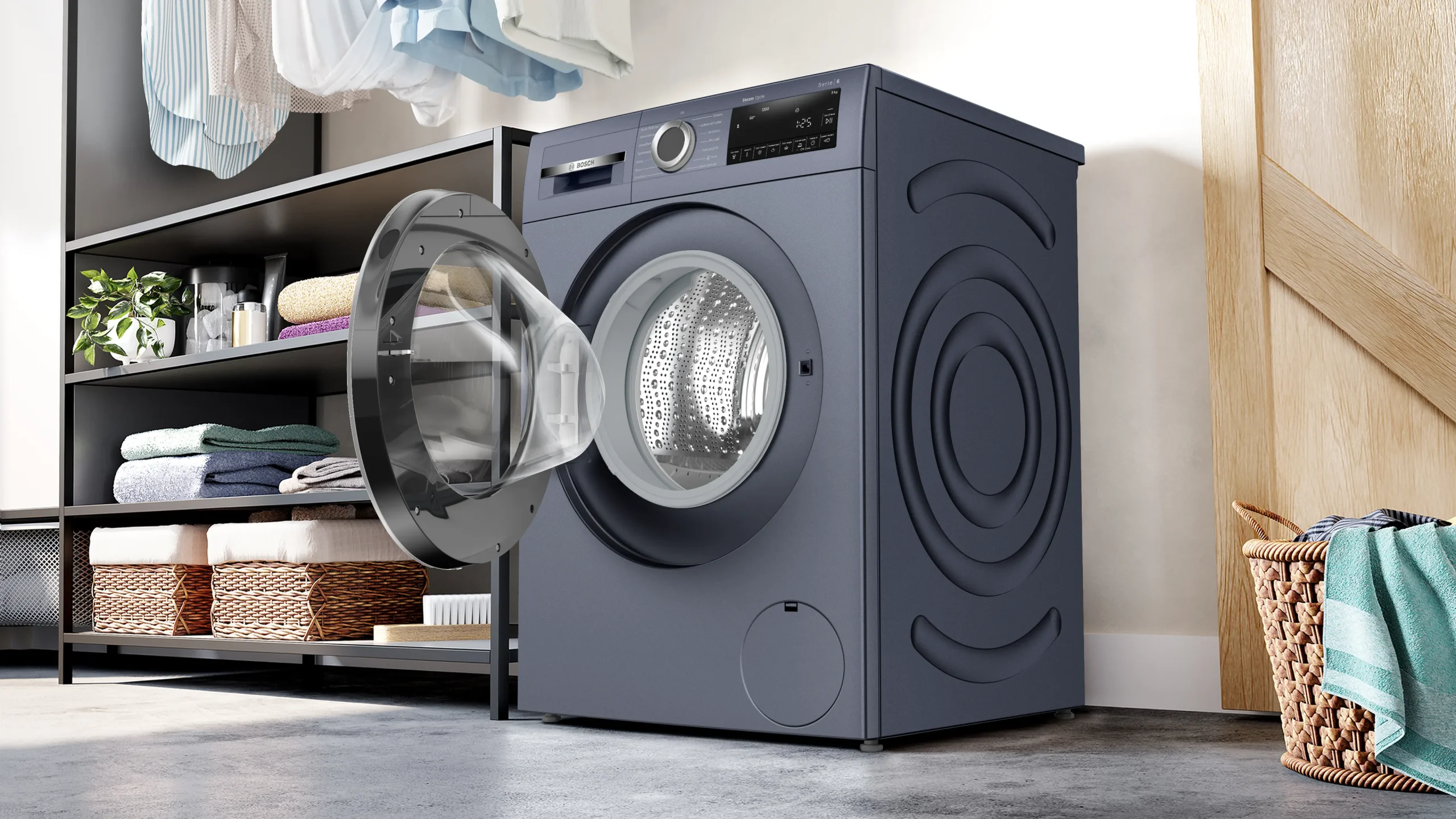 Series 6 washing machine, front loader 9 kg 1200 rpm - Image 2