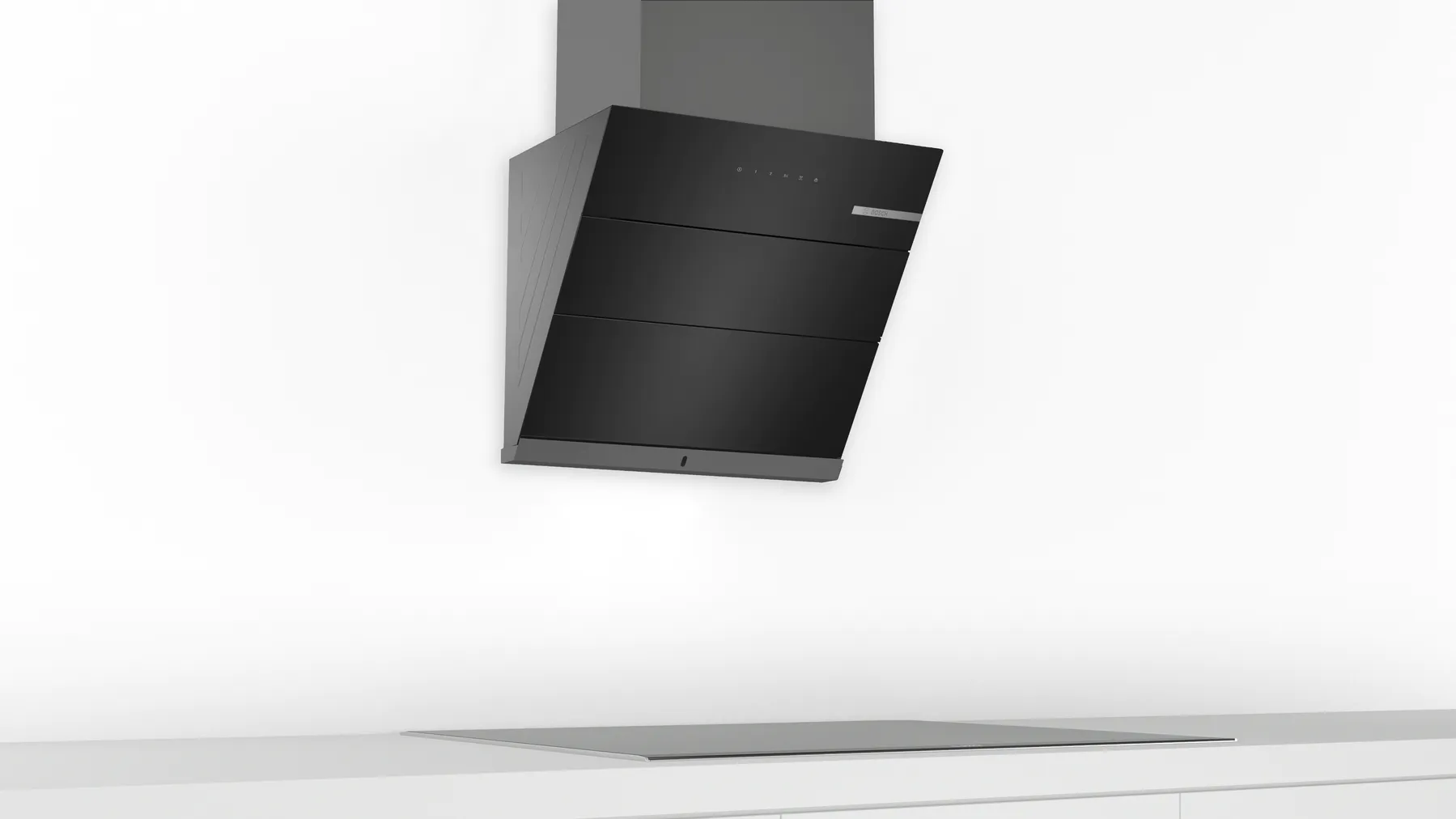 Series 4 wall-mounted cooker hood 60 cm Matt black