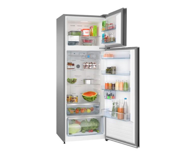 Bosch Series 4 free-standing fridge-freezer with freezer at top - Image 2