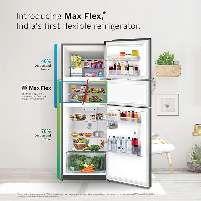 Bosch MaxFlex Convert Inverter Frost Free Triple Door Refrigerator Appliance - Image 4
