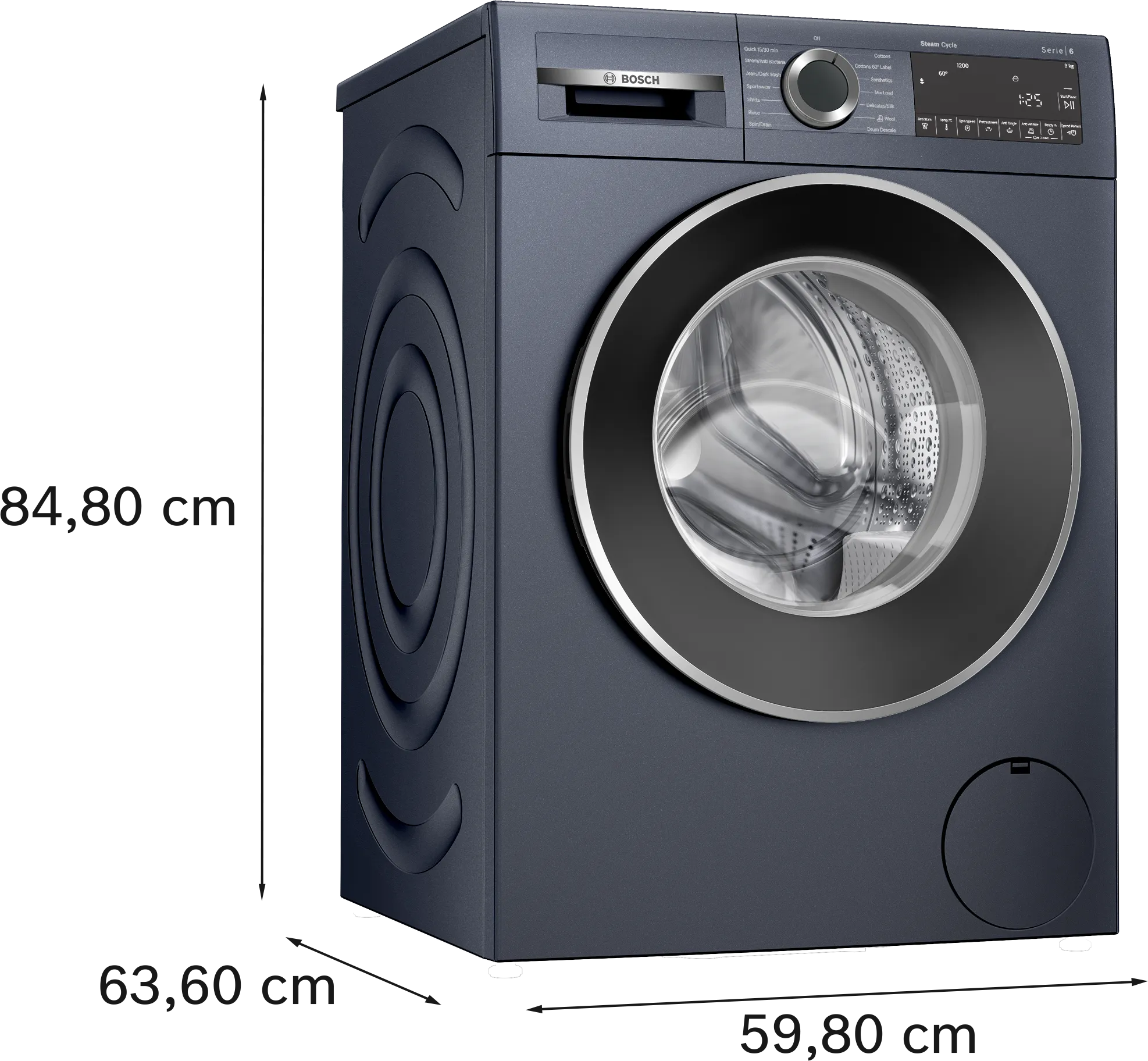 Series 6 washing machine, front loader 9 kg 1200 rpm - Image 4